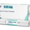 Wegovy 0.25 mg semaglutide weekly injection pen starter dose for weight management