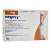 Wegovy 1 mg semaglutide weekly injection pen for weight loss and appetite control