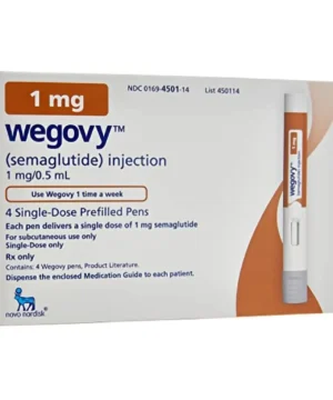 Wegovy 1 mg semaglutide weekly injection pen for weight loss and appetite control